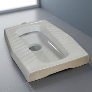 Modern <b>Ceramic</b> Squatting Toilet <b>Pan</b> White Eastern Orissa WC Floor Mount Sanitary Ware For African Market Export - Product Image 6