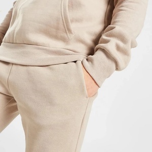 Conjunto Deportivo de Felpa para Hombre, Sudadera con Capucha y Pantalones Jogger, Ropa Deportiva Transpirable de Algodón, Logotipo Personalizado, Ropa de Gimnasio para Invierno 2026 - Product Image 3