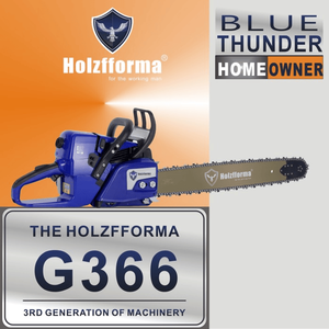 FarmerTec 59cc Blue Thunder G366 Cabezal de Motosierra a Gasolina (Solo Cabezal) con Barra Guía MS361 y Piezas de Cadena de Sierra - Product Image 2