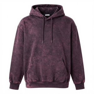 Sweat à capuche polaire 350 GSM pour homme, coupe oversize, personnalisable, style streetwear, vierge, longueur longue, pour l'automne - Product Image 6