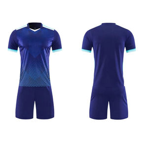 Uniforme de football respirant de qualité supérieure, nouvelle arrivée, 100% polyester, imprimé par transfert thermique, col rond - Product Image 6