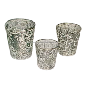 Kamran Two-Tone Copper and Polished Metal Classic Circular Eco-Friendly <b>Desktop</b> Flower Pots Planters <b>Organizer</b> with Handles - Product Image 6