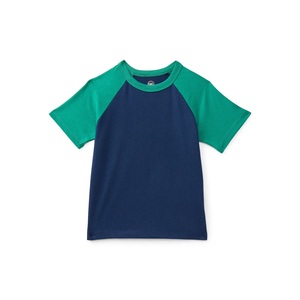 Camiseta de Cuello Redondo Multicolor para Niños, Uso Diario, Algodón Suave, Casual, Manga Corta, Elegante - Product Image 2