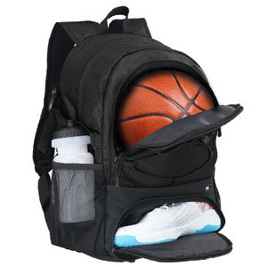 Sac de sport souple et pliable haut de gamme pour équipe, avec fermeture éclair, pour basketball, football, volleyball, et compartiment rembourré pour ordinateur portable - Product Image 2