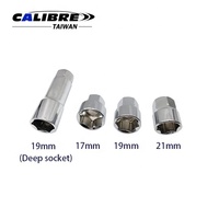 Jeu de clés dynamométriques traversantes TAIWAN CALIBRE 5 pièces 10-210 Nm avec rallonge et douilles, outils de réparation automobile en matériau CRV, garantie 1 an