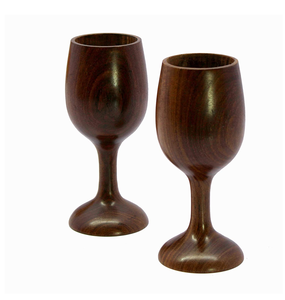 Super Quality Disposable Handmade Acacia Wood Glass Wine Mugs Hand Grip for Hotels Weddings American Style Party Drinkware - Product Image 5