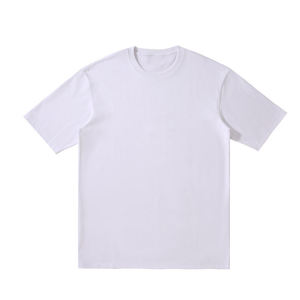 T-shirt surdimensionné en coton 100 % de qualité supérieure, 260 g/m², avec logo personnalisé, pour hommes – T-shirts tricotés de haute qualité en gros - Product Image 2