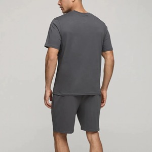 Ensemble sportif pour homme, ensemble 2 pièces été, t-shirts à manches courtes et shorts, ensemble décontracté élégant pour l'été - Product Image 2