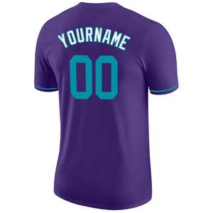 Custom Club Uniform T Shirt Athletic Sportswear Personalized Team Name Player Number Short Sleeve T Shirt OEM Supplier Factory - Product Image 2