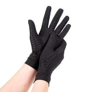 Gants de sport d'hiver unisexes antidérapants à écran tactile Five-B - Conception à doigts complets en polaire microfibre pour la course à pied - Product Image 3