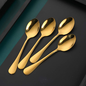Ensemble de cuillères en laiton à manche court, cuillères de table et fourchettes pour la cuisine et la salle à manger, fournisseurs en gros d'ensembles de couverts en laiton - Product Image 4