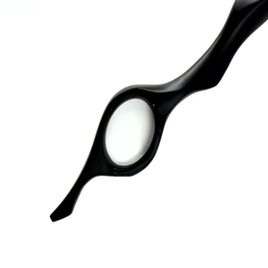Custom Logo Black Hair Styling <b>Razor</b> Professional Stainless Steel Barber Thinning <b>Razor</b> Feather Style Hair Cutting Shaper Knife - Product Image 2