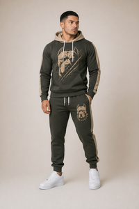 Survêtement en molleton de coton pour homme, nouveau design, vêtements de sport professionnels, logo personnalisé, taille personnalisée, tenue de sport douce et chaude pour la course à pied - Product Image 5