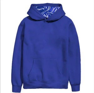 Sudadera con Capucha Unisex Ligera de Doble Capa con Forro de Satén, 100% Algodón, Suave, con Patrón Sólido y Lavado Ácido, Venta al Por Mayor OEM - Product Image 5