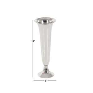 Jarrón de Flores de Aluminio Estilo Costero, Hecho a Mano, Ecológico, Resistente al Óxido, para Decoración Moderna del Hogar, Bodas, Pascua - Product Image 5