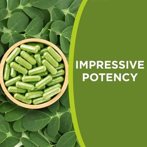 Cápsulas de Moringa de Alta Pureza, Ricas en Nutrientes, Fáciles de Tomar, Soporte de Salud Multiefecto - Product Image 2