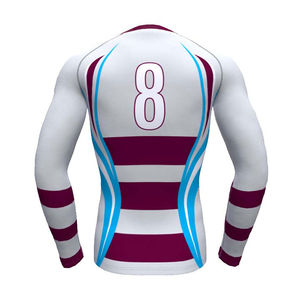 Rashguard à manches longues, rashguard sur mesure, tailles et designs personnalisés pour hommes, vêtements de sport imprimés par sublimation, rashguard confortable - Product Image 4