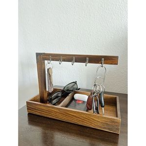 Durable Handcrafted Eco-Friendly Wooden <b>Key</b> <b>Holder</b> <b>Wall</b> Mount Home Accessory <b>for</b> Mail & <b>Key</b> Organization RR ENTERPRISES India - Product Image 1