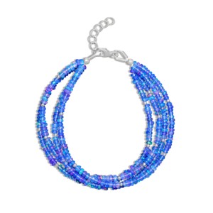 <b>BRACELET</b> - 4 STRAND OPAL <b>BEADED</b> Smooth for Jewelry Making Loose Beads <b>bracelet</b> export at wholesale price - Product Image 3