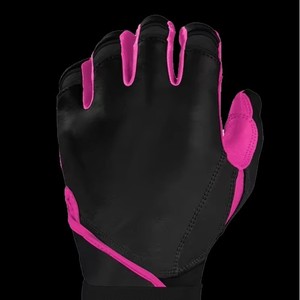 RTS Hot Selling 2026 Cabretta Leather <b>Red</b> and Black Baseball Batting Gloves for Men Youth Breathable Design Lightweight - Product Image 3