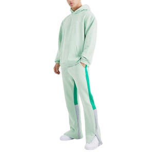 Fashion <b>Mens</b> Track <b>Suit</b> Set <b>Waterproof</b> Breathable Polyester Cotton Sportswear Slim Fit Running Jogging Training Outfit - Product Image 1