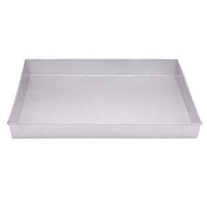 ถาดอบเค้กและบราวนี่ทรงสี่เหลี่ยมผืนผ้า เหล็กชุบสังกะสี ขนาด 10 x 14 นิ้ว ใช้กับเตาอบได้ อุปกรณ์อบขนมสำหรับครัว ถาดอบขนมที่ทนทาน - Product Image 1