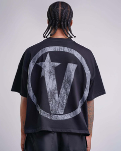 T-shirt Homme Oversize Uni en Jersey Coton/Fibre de Bambou 350g, Coupe Ample Style Urbain - Product Image 2