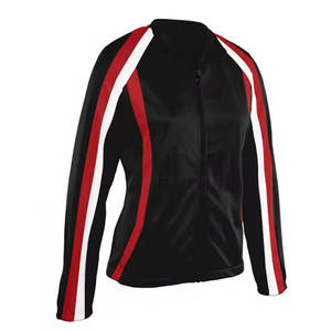 Traje de calentamiento ligero para animadoras, tela elástica, ajuste cómodo para práctica y entrenamiento en equipo. - Product Image 4