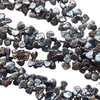 Collier en perles de pierre naturelle d'eau douce, forme cœur lisse, 9mm 10mm 11mm, couleur marron arc-en-ciel, vente en gros, Vivaaz Gems pour la fabrication de bijoux