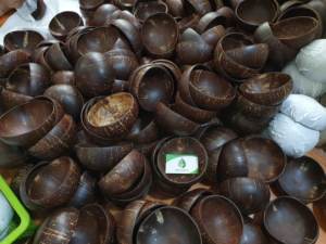 Cuencos desechables de cáscara de coco pulido de alta calidad, vajilla ecológica para el hogar, utensilios de restaurante para ocasiones de Graduación - Product Image 6