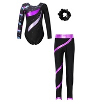 6-14 Stage Stage Danse Performance Porter Enfants Formation Dancewear Filles Compétition Justaucorps Pour Gymnastique Vêtements
