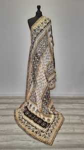 Mirror Work <b>Shawls</b> Traditional Scarves <b>Shawls</b> & Hijab Elegant Embroidered Fashion <b>Wrap</b> for Women <b>Wedding</b> Party Wear - Product Image 3