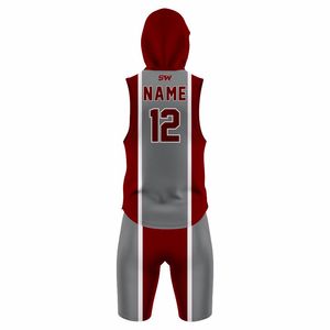 Uniformes de Fútbol Americano 7v7 Personalizados al por Mayor, Camisetas con Capucha sin Mangas, de Secado Rápido, Compresión, Transpirables, de Poliéster, Unisex - Product Image 2