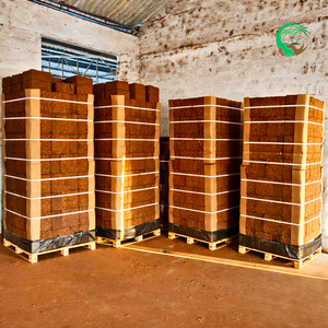Bloc de coco peat lavé de 5 kg, brique de fibres de coco pour support de culture et conditionneur de sol, bloc compressé à haute rétention d'eau et faible conductivité électrique - Product Image 4
