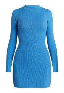 Vestido de Punto de Manga Larga de Primera Calidad, Vestido Ajustado Tipo Suéter, Colores Personalizados - Product Image 3
