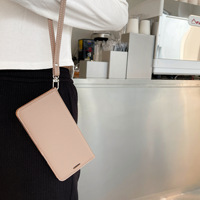 Étui de protection pour téléphone portable Melei de haute qualité, léger, coloré, en cuir PU, avec sangle et porte-cartes pour les séries 12/13/14/15