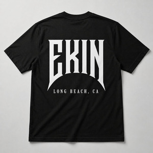 Camiseta Ekin Impex de Fabricación Personalizada, Unisex, de Tela Gruesa, con Bajo sin Rematar, Lavado Ácido, Corte Recortado, Hombros Caídos y Estilo Cuadrado - Product Image 2