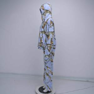 Wholesale Custom Realtree Camo Hoodie and Pant Set Oversized Drop Shoulder Joggers <b>Tracksuit</b> Breathable Casual Winter Clothing - Product Image 4