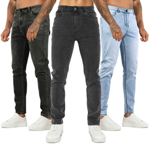 Pantalon en jean pour homme, vêtements décontractés avec logo de marque personnalisé imprimé, prix de gros, pantalon en jean pour homme en vente en ligne - Product Image 6