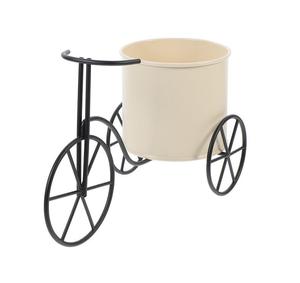 Portalápices Metálico con Forma de Triciclo en Blanco y Negro, Organizador de Escritorio Ideal para el Hogar, la Escuela, la Oficina, Almacenamiento y Decoración - Product Image 1