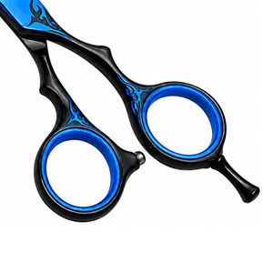 Nouvelles Ciseaux de Coiffure 5,5'' en Acier Inoxydable Durable avec Logo Personnalisé, Ciseaux Réutilisables pour la Toilettage de la Barbe, Outils de Coiffure Professionnels - Product Image 4
