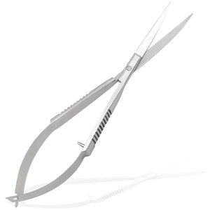 Tijeras de belleza de resorte 2026 de forma curva, ligeras, antideslizantes, duraderas, populares, personalizables, de gran venta, precio mayorista - Product Image 1