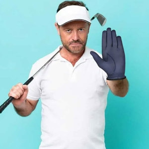 Gants de golf personnalisés avec logo imprimé, marqueur de balle magnétique sur mesure, gants de golf à étiquette privée avec languette en caoutchouc, patch gaufré personnalisé - Product Image 6
