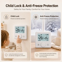 Termostato Inalámbrico WiFi RF SS311 para Caldera de Gas, Controlador Inteligente de Temperatura Ambiente, Receptor Programable Flexible para Hogar y Oficina