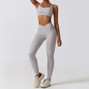 Heavy Fashion Printed Fitness Workout Yoga Set Sports Bra And Legging Set - Product Image 6