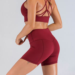 Shorts de motard taille haute pour femme, nouveau style, respirants, en Spandex/Polyester, fabriqués au Pakistan, extensibles, confortables, avec ceinture – Vente en gros - Product Image 3