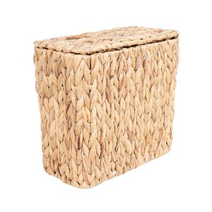 Trending 2026 Water Hyacinth Trash <b>Bins</b> Eco-Friendly Durable with Lid <b>Large</b> Capacity Neatening Decor for Home Hotel Living Room - Product Image 2