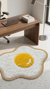 Alfombra Moderna Antideslizante de Lana Hecha a Mano con Forma Regular Personalizada de Primera Calidad, Alfombra Decorativa Suave para Dormitorio, Sala de Estar - Product Image 2