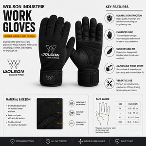 Gants de fitness en cuir PU à doigts entiers avec sangle de poignet réglable, prise en main douce et confortable pour la musculation et les sports quotidiens - Product Image 3
