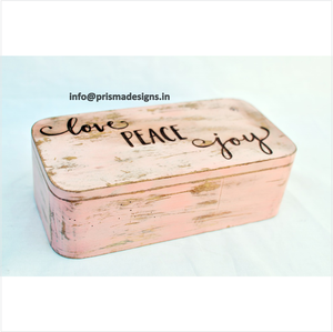 Boîte de rangement pivotante à 4 tiroirs en bois massif de qualité supérieure - Coffret à bijoux décoratif sculpté à la main et organisateur de bureau pour cadeaux haut de gamme - Product Image 4